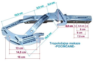 11.Tropoložajne makaze-iskotirane